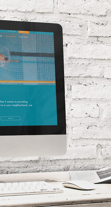 Image of Website on Desktop