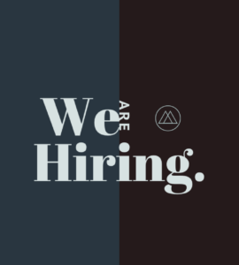 Image of We are hiring text